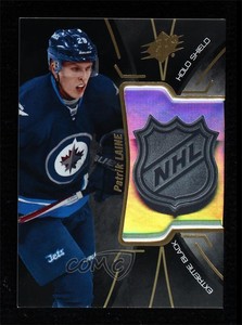 2016-17 SPx Extreme Black Holo Shield Patrik Laine #EB-LA Rookie RC Shield