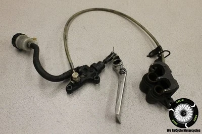 Yamaha YZF R1 2003 palanca de freno trasera con pinza conjunto de cilindro maestro OEM YZFR1 03 Foto 1 de 4