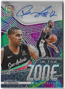 LaMARCUS ALDRIDGE 2020 PANINI SPECTRA AUTO AUTOGRAPH CARD #9/15! - Picture 1 of 1