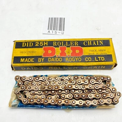 Honda S90 CL90 CM91 CT90 SL90 ST90 XL75 XR75 Roller Chain DID 25H - 86L NOS Part - Image 1 of 4