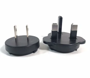 US/UK Plug Adaptor, Black - Picture 1 of 4
