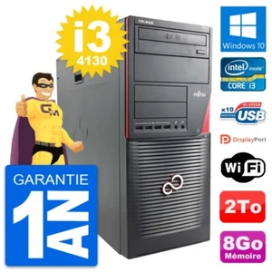 PC tour Fujitsu Celsius W530 MT Core i3-4130 RAM 8Go Scheibe 2To Windows 10 Wifi - Bild 1 von 7