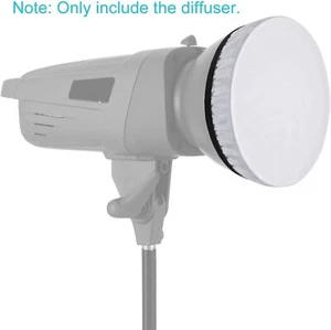 18-28cm Soft White Diffuser Sock Diffuser for Standard Reflector Flash Strobe - Picture 1 of 5