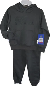 NBA Boys Gray Hooded Sweatsuit Two Piece Set Size 4 NWT - Picture 1 of 11