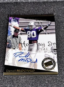DARNELL MCDONALD 1999 Press Pass Autographs Kansas State Wildcats Auto - Picture 1 of 1