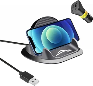 Wireless Charger Car Mount Charging Pad Fast Wireless Phone Charger Charging Sta - Picture 1 of 6
