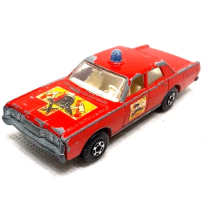 Lesney Matchbox Superfast Mercury No. 59 Or 73 Fire Red Made In United Kingdom - Image 1 of 4
