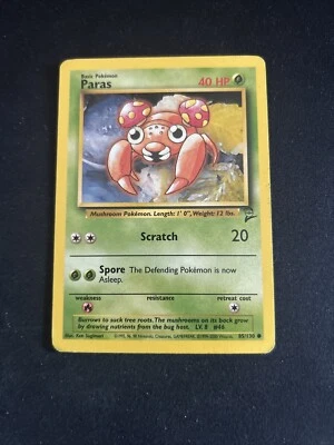 Paras 85/130 Base Set 2 Common Pokemon Card - Image 1 of 4
