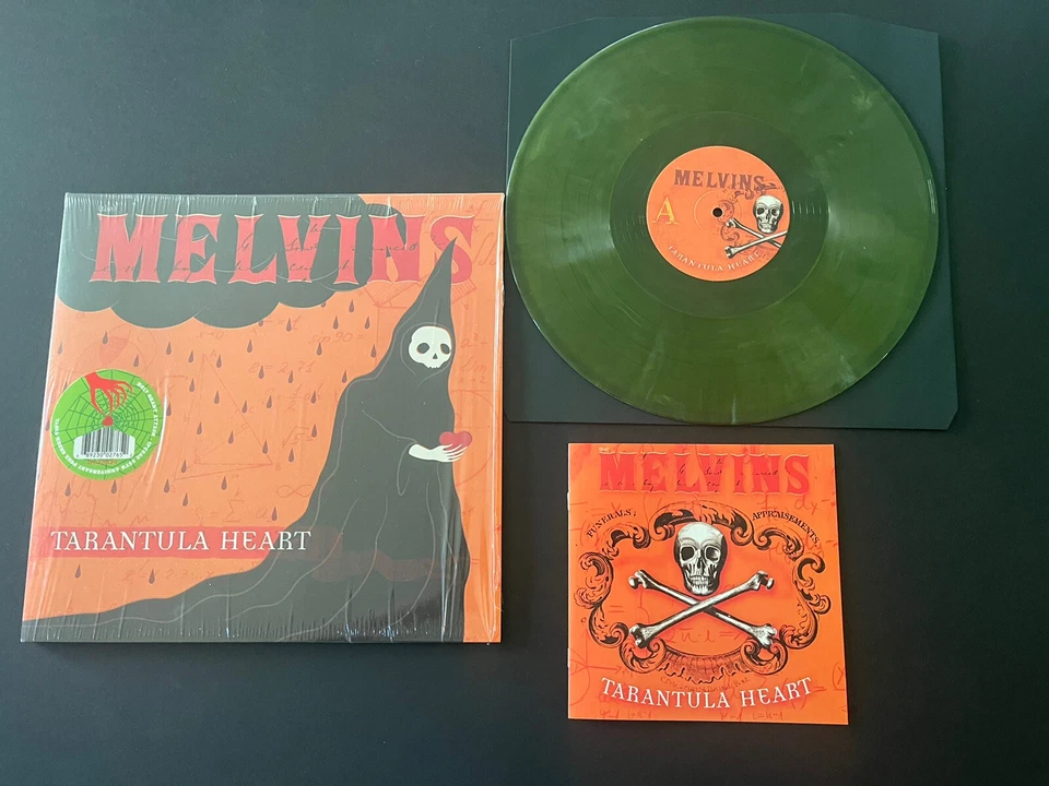 the MELVINS TARANTULA HEART Puke Green Vinyl LP - Image 1 of 1