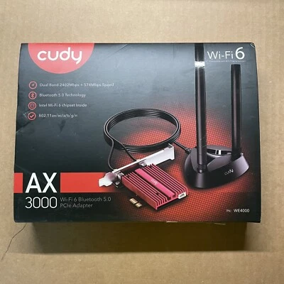 Cudy AX3000 WiFi 6 PCIe Card Bluetooth 5.0 PCIe Adapter AX200 Inside 2402Mbps... - Image 1 of 4