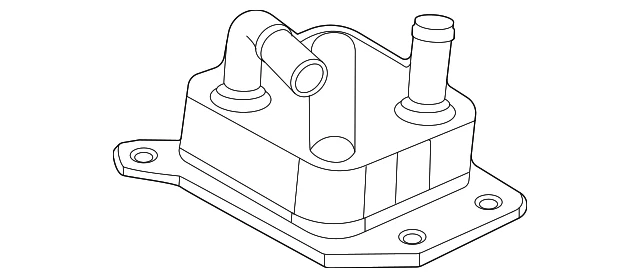 Conjunto enfriador de aceite genuino Nissan 21305-6CA0A Foto 1 de 3
