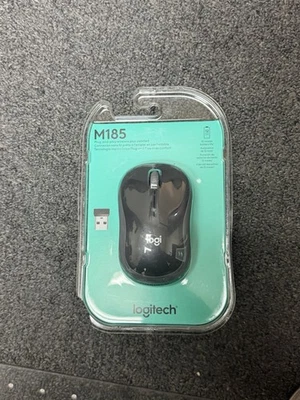 Logitech M185 Wireless Mouse, 2.4GHz with USB Mini Receiver - Image 1 of 2