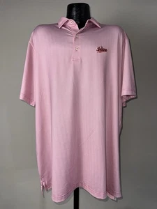 Men’s Johnnie-O Indiana Hoosiers Red Polyester Short-Sleeve Golf Polo Size 2XL - Picture 1 of 6