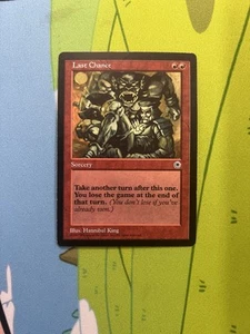 Last Chance Magic The Gathering Magic The Gathering Juego de cartas coleccionables 1997 - Imagen 1 de 2
