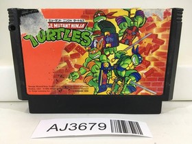 AJ3679 Teenage Mutant Ninja Turtles TMNT Nintendo Famicom NES Japan