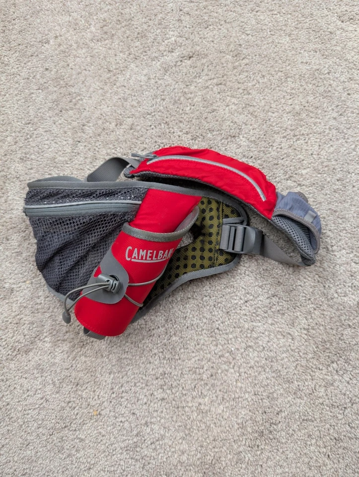 CamelBak Delaney Plus Hydration Waist Pack Running Belt Red Gray Bottle Holder - Image 1 of 4