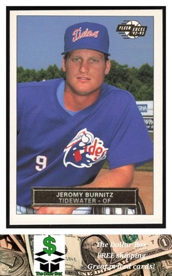1992 - 93 Fleer Excel #69 Jeromy Burnitz RC - 潮水潮 — 第 1/2 张图片
