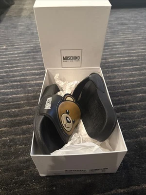 Moschino Kids Macro Teddy Bear Slides in Rubber Size 35 (us 3/3.5) - Image 1 of 4