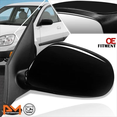 For 10-11 Kia Rio 5 OE Style Manual Adjust Side View Mirror Replacement Left LH - Image 1 of 4