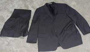 Joseph Abboud Anzug Herren 44 Grau 2 Knopf Zignone Super Wolle Hose 38x27 USA - Bild 1 von 24