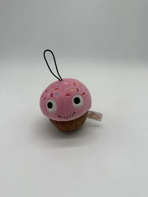 Kidrobot Yummy World Sprinkles Pink Cupcake 4" Plush with Loop - Image 1 of 2