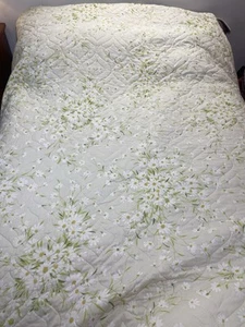 Vintage Morgan Jones Full size Bedspread Dainty Daisies Daisy Cottagecore - Picture 1 of 9