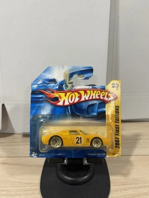 2007 Hot Wheels Ferrari 250 LM First Editions 23/36 Yellow Short Card - Image 1 of 2