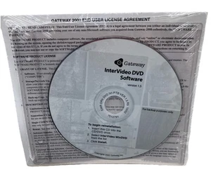 Gateway Intervideo DVD Software Version 1.5 CD Disc 2002 - Picture 1 of 2