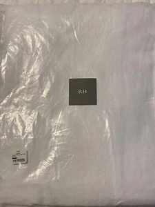 Restoration Hardware Washed Linen Drapery 100" x 84" Single Panel WHITE RP $559 - Picture 1 of 2
