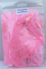 PALE PINK CRAFT FEATHERS  5gm Approx 20-25 pcs 30 >75 mm (1.5 >3.5") mixed