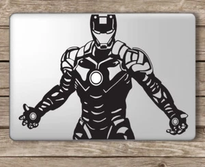  Ironman Vinyl Decal Sticker For MacBook Air Pro Mac 11" 13" 15"  & Car - Picture 1 of 1