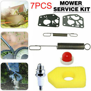 7pcs Lawn Mower Service Kit for Briggs & Stratton Classic & Sprint Motors Kit