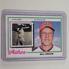 Bill Virdon Card #279 Houston Astros Manager Baseball 1969 Topps