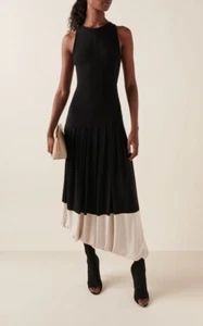 Victoria Beckham New Stretch Jersey Asymmetric Bubble-Hem Dress, $1235, sz 8 US - Picture 1 of 14