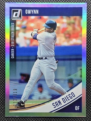 2018 Panini Donruss Tony Gwynn Career Stat Line Variation /319 #165 PADRES - Image 1 of 2