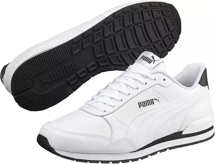 PUMA Herren ST Runner Full L Weiß Sneaker Turnschuhe Schuhe Sportschuhe NEU