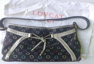 Lovecat Heart Purse Handbag Satchel hearts Designe Shoulder Bag Clutch Bag Pouch - Picture 1 of 10