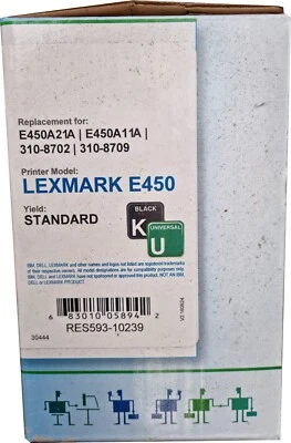 Compatible Lexmark E450 Toner Cartridge Black E450A21A E450A11A  - Image 1 of 4