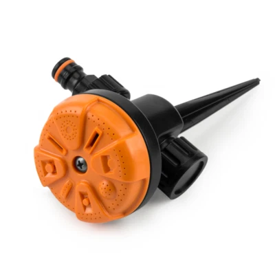 8-Funktion Garten Sprinkler Regner mit Erdspieß Rasensprenger Gartenregner BR81 - Bild 1 von 4