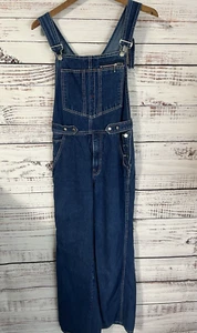 Salopette femme vintage Brittania délavée foncée jambe droite taille M - Photo 1/12