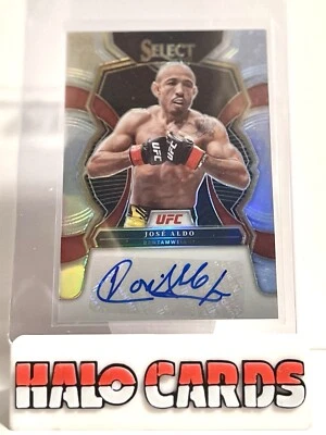 2023 Panini Select UFC José Aldo Silver Holo AUTO C - Image 1 of 2