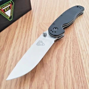 Ontario RAT 1.5 Folding Knife 3.25" MagnaCut Steel Blade Black G10 Handle 8880 - Picture 1 of 11