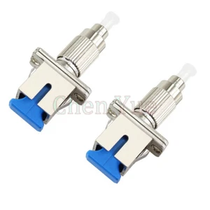 2pcs SC Female-FC Male Fiber Optic Adapter Connector for Optical Power Meter VFL - Picture 1 of 6