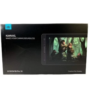 Huion Kamvas Pro 16 Tablet graficzny GT156 Open Box Nigdy nie używany tablet z wyświetlaczem pióra - Zdjęcie 1 z 10
