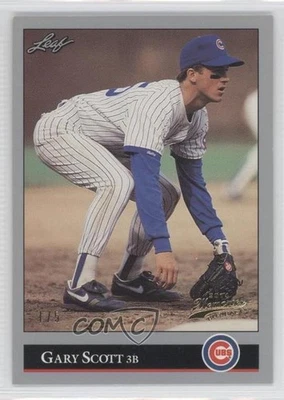 1992 Leaf 2014 Leaf Memories Buyback Gold /5 Gary Scott #6 - Image 1 of 2