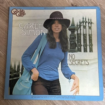 Carly Simon No Secrets  LP Quadra Disc QUADRAPHONIC - Image 1 of 2