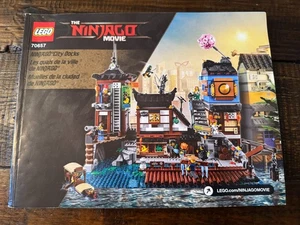 70657 Lego INSTRUCTION BOOK ONLY The Ninjago Movie City Docks Manual - Picture 1 of 1