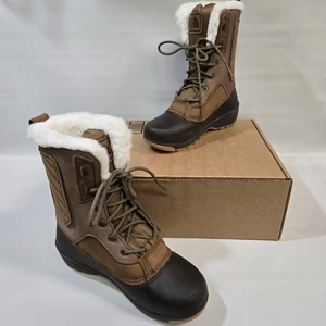The North Face Shellista IV Waterproof Boots Size 7 Brown NIB Insulated Winter - Picture 1 of 13