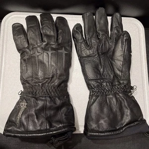 Vintage Harley Davidson Gloves Mens Size XXL Black Leather Lined Interior 2005 - Bild 1 von 22