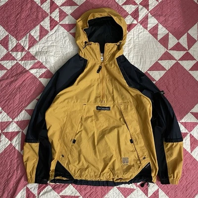 Chaqueta cortavientos vintage Columbia Quater cremallera talla L grande Gorpcore Foto 1 de 4